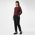 FEMUREA | Women’s Suede Loafers – Classic Buckle Design