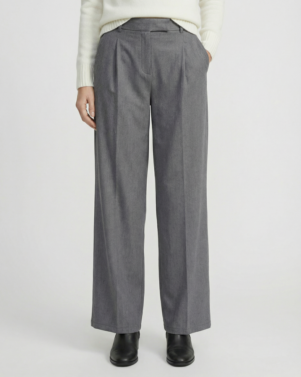 Femurea | Women’s Wide-Leg Pants – Vintage High-Waisted