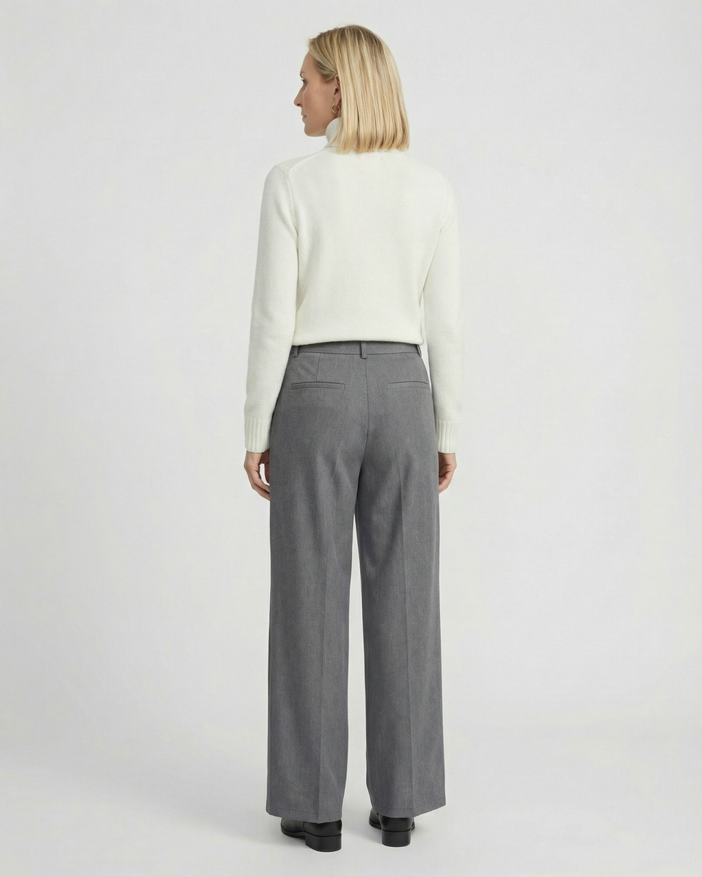 Femurea | Women’s Wide-Leg Pants – Vintage High-Waisted