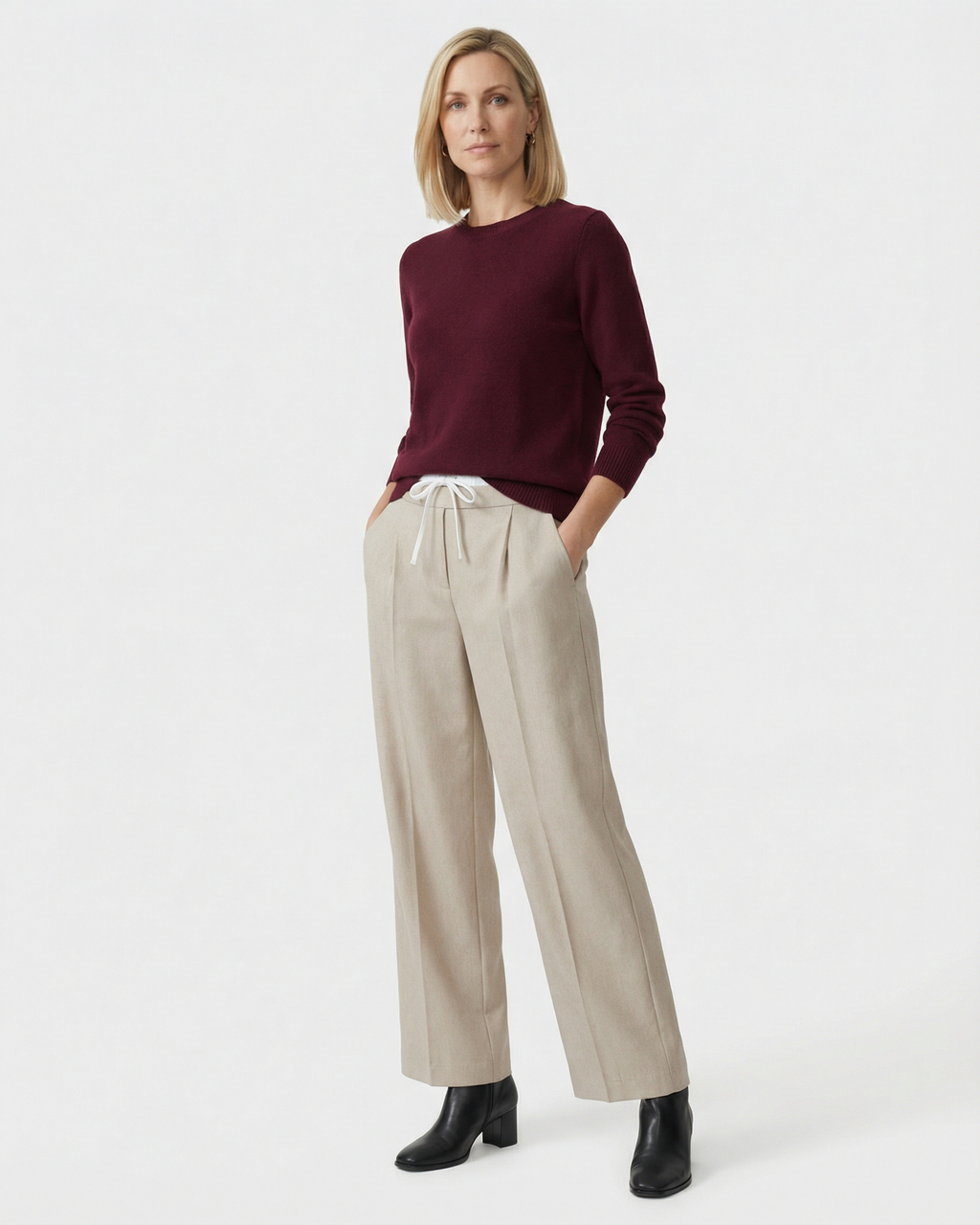 Femurea | Women’s Wide-Leg Pants – Refined High-Waist Fit