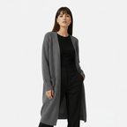 FEMUREA | Women’s Long Knit Cardigan – Classic Layering Piece